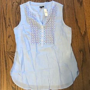 Sleeveless Talbots Blouse